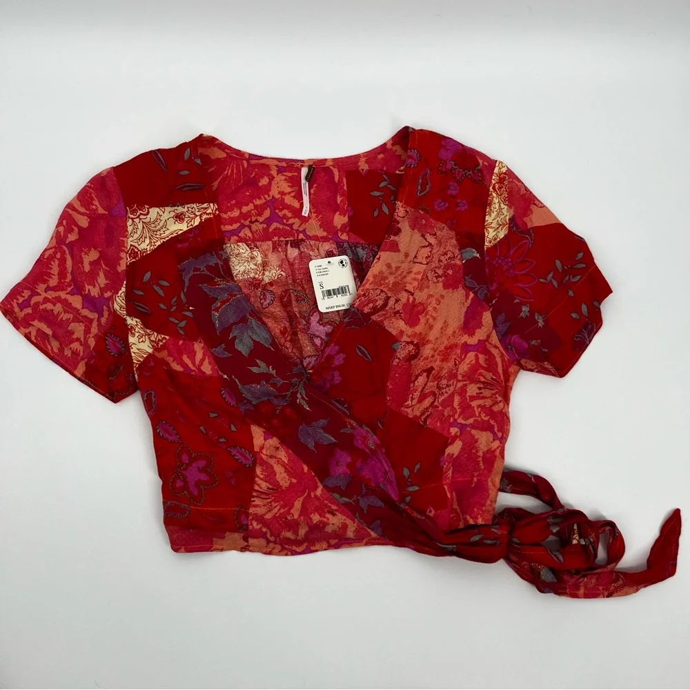 Free People Ashley Top Fun Combo, Small NWT